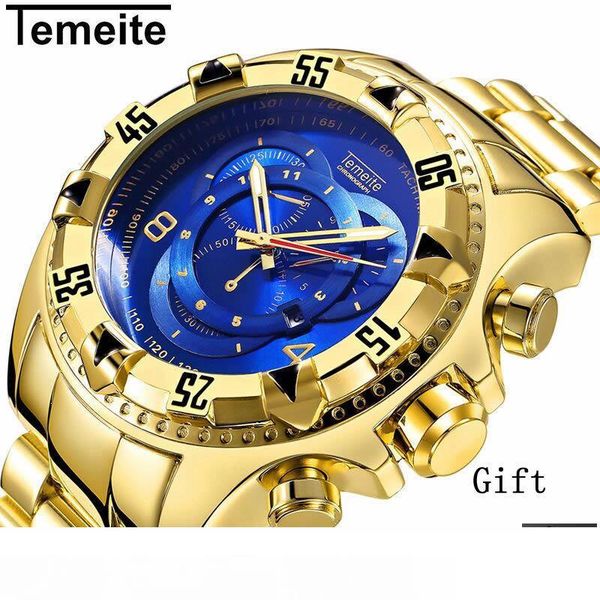 

мужские часы с большим циферблатом роскошные золотые часы из нержавеющей стали 316l кварцевые мужские наручные часы водонепроницаемый творче, Slivery;brown