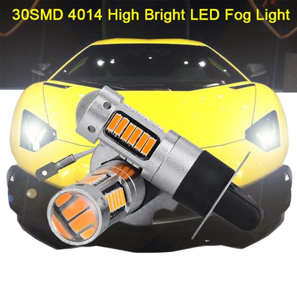 

2019 2pcs h27 led 880 881 automobiles car lights bulb car fog lamp 30 smd 4014 white,yellow,red,blue,ice-blue,pink-purple