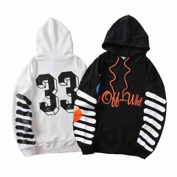 

Fa hion brand men 039 hoodie off the white nik luxury brand joint ca ual hip hop cotton geometric pattern letter loo e men
