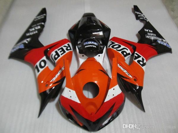 

100% fit injection mould fairings for honda cbr1000rr 2006 2007 fairing kit cbr 1000 rr 06 07 gf35