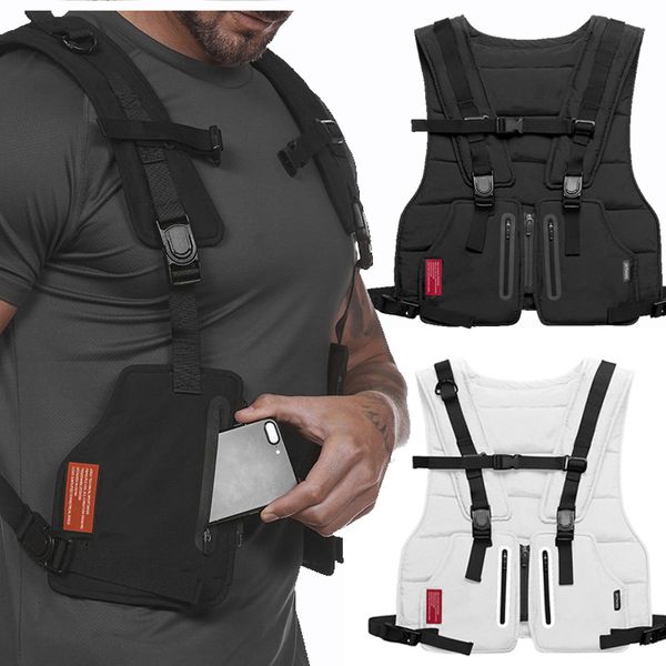 

tactical vest hunting assault shooting outdoor protective vest waterproof nigth reflective training clothes cycling, Camo;black