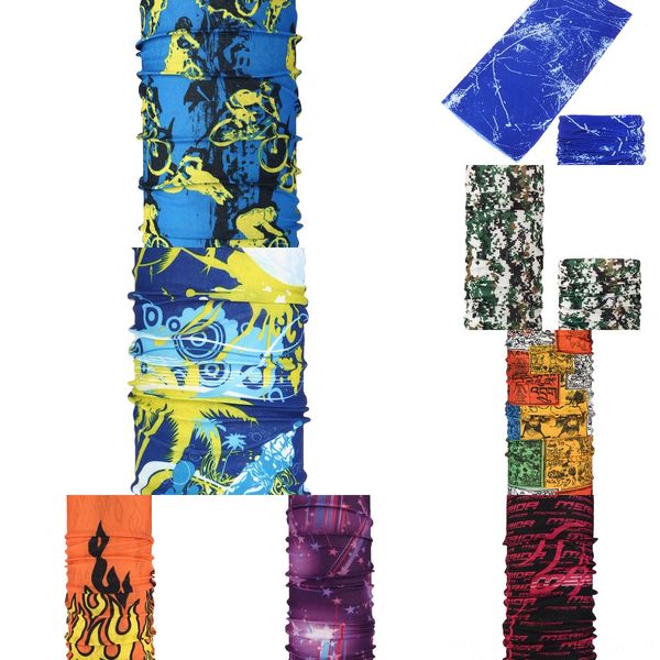 

zgycc i neckerchief breathe masks protective riding mask magic scarf multifunctional scarf cant motion face mask, Black