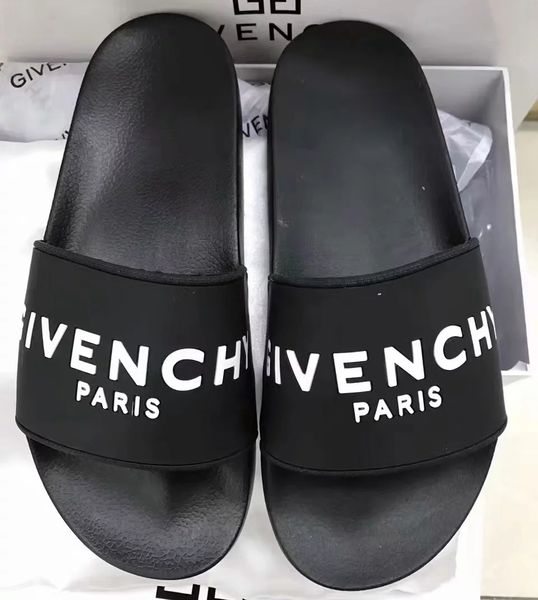 

2019 brand slippers quality sandals designer shoes slides flip flops man woman loafers huaraches sneakers trainers running shoes g18, Black