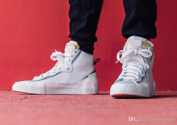 

новй ађенинй sacai x blazer mid black white мђжин женин кѬоовки кей авангаѬд trailbla