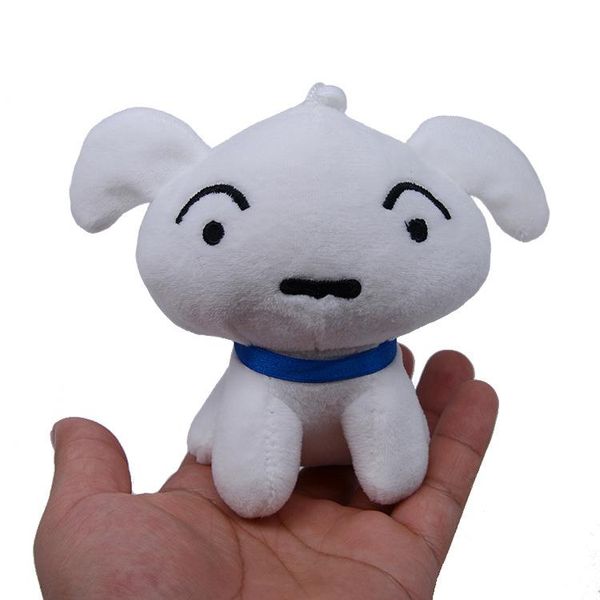 

10cm crayon shin-chan dog keychain plush doll stuffed animals toy pendant for child gifts