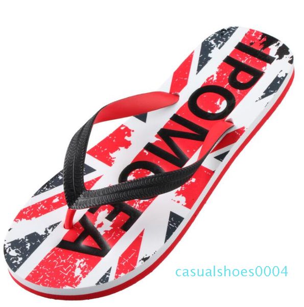 

flip flops male summer slippers outdoor non-slip couple women wear beach shoes summer pinch trend sandals plus size c04, Black