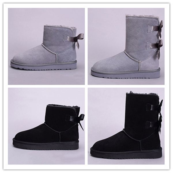 

boot new classic boots winter waterproof childrens warm winter girls boys kids snow boots australian children snow boots shoes, Black