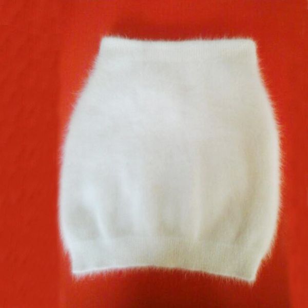 

100% real mink cashmere skirt short skirts for women natural soft handfeel skirt tsr567, Black