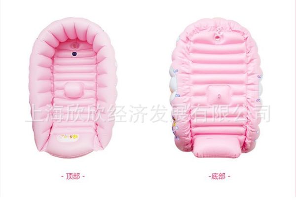 

xxzp01 healthy baby inflatable bathtub 90*55*25cm baby paddling pool for 0-3 year imported pvc-made tub for infants