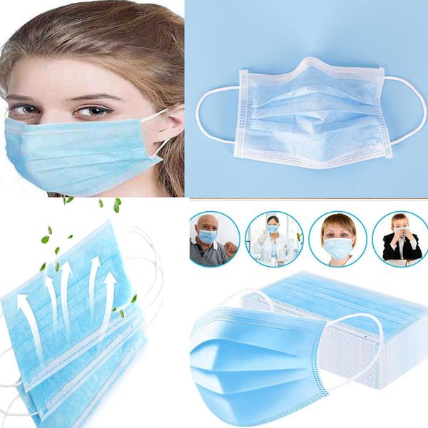 

моющиеся маска н95 ffp3 non-сплетенный устранимый лицевой щиток гермошлема 3 слоев пыли доказательство защиты безопасности труда маски защит