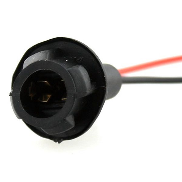 

10pcs t10 w5w wedge light bulb socket connector holder for car auto truck boat