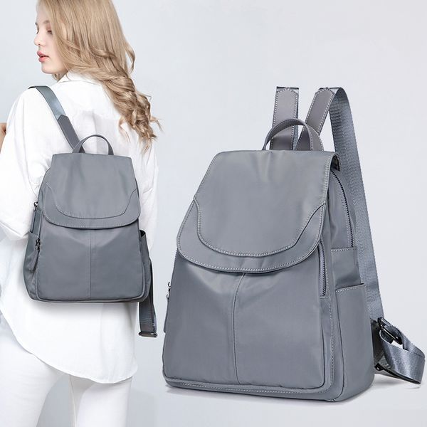 

new women's nylon backpacks large capacity travel bagpack fashion lady shoulder bags school bags for teenage girls