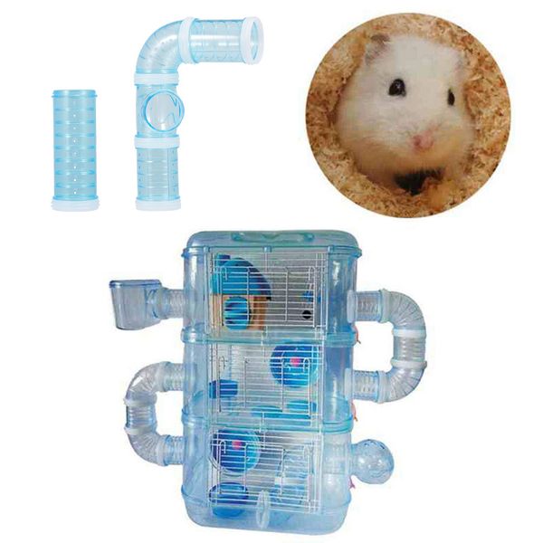 

external connection tunnel track tube toy for hamster sports