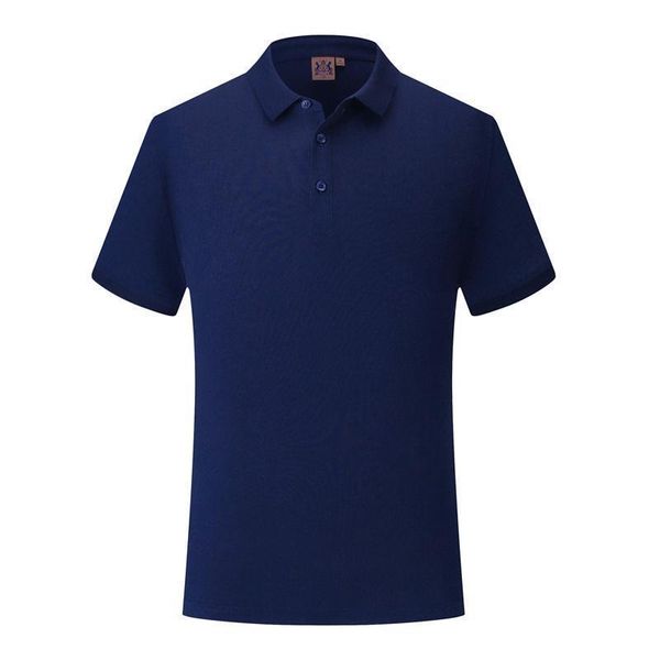 

short sleeve blue sd chongfu 899009new summer high-end silk cotton short-sleeved polo shirt men and women youth lapel polo shirt, Black