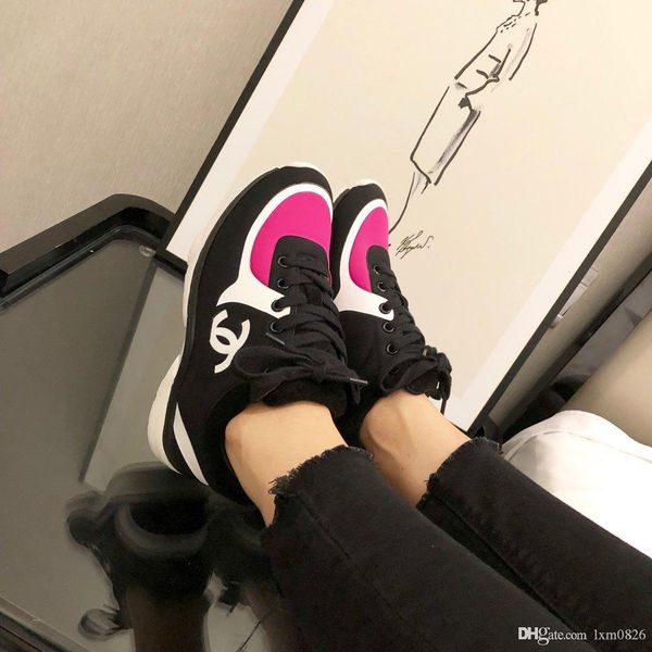 

2020 new fashion wild sports shoes couple casual shoes lace shoe box dhl spot 09