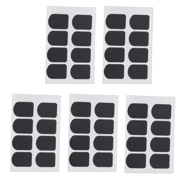 

40 pieces soprano clarinet mouthpiece patch pad rubber cushions, black
