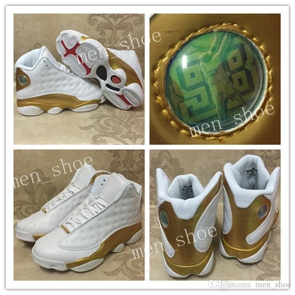 

13 basketball shoes white gold 1998s 13 14 dmp pack mens sport shoes sports training sneakers athletics sneakers with box us 8-13
