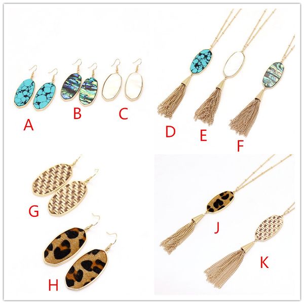 

fashion kendra leopard print style druzy drusy necklace gold plated geometry natural stone turquoise scott necklace for women jewelry, Silver