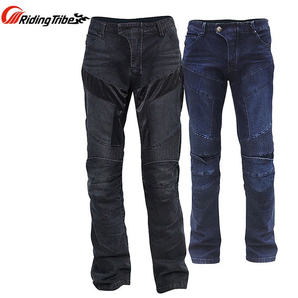 

motorcycle jeans pants motocicleta motocross pants equipment motociclismo pantalon moto trousers hommes men hp0358, Black;blue