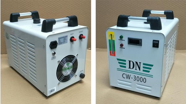 CW3000 Endüstriyel Su Alarmı Chiller CO2 Lazer Tüp Soğutucu CO2 Lazer Oyma Kesme Makinesi için CNC Mil UV Lamba Boncuk