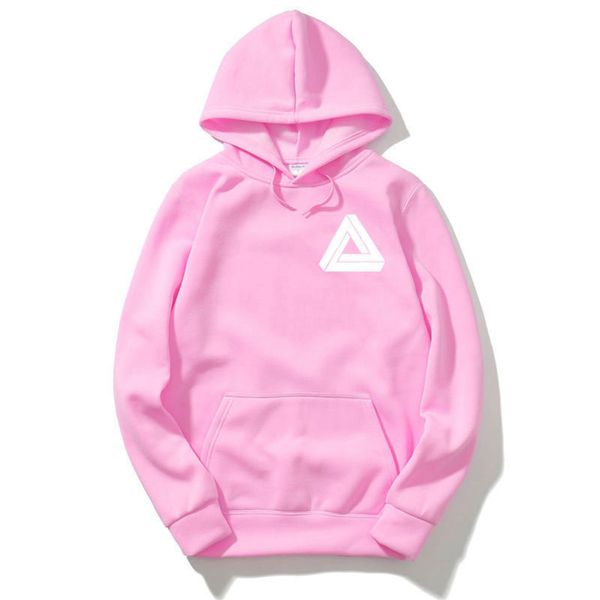 

мода мужские известный бренд дизайнер толстовка с капюшоном пара толстовки хлопок треугольная печать мужчины паль свитер мода открытый свобо, Black