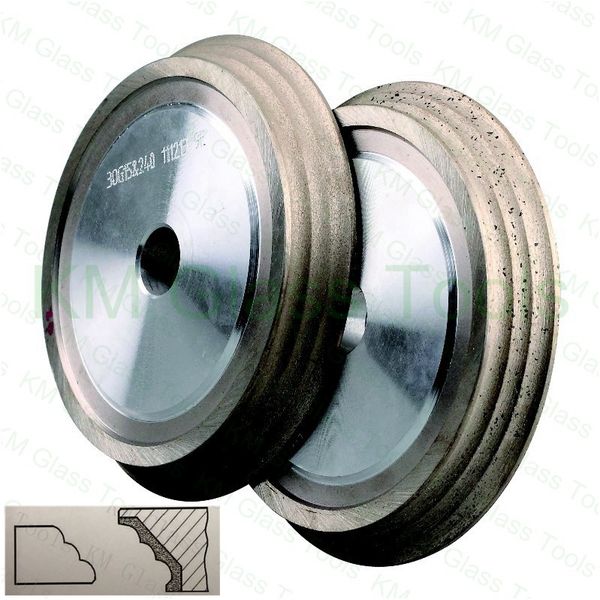 

3og 150x22x10/12/15/19mm peripheral daimond wheel,for shape glass edging machine