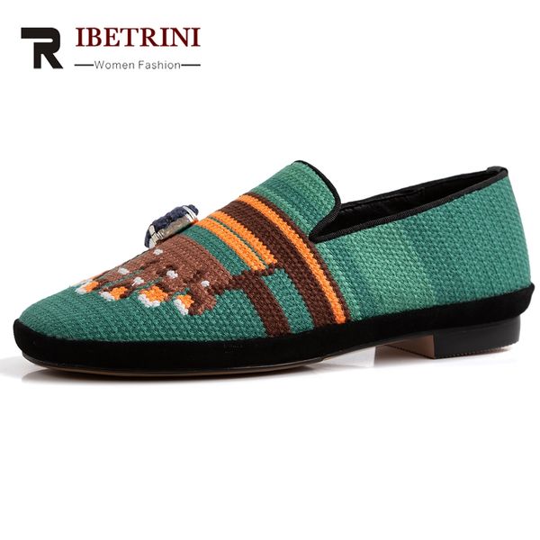 

ribetrini brand new loafers ladies slip on shoes woman fashion mixed colors soft flats casual comfortable hollow shoes women, Black