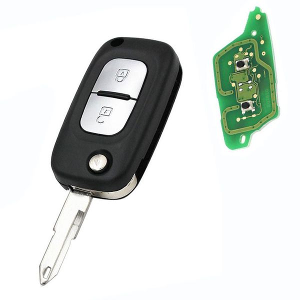 

2buttons flip remote key fob 433mhz pcf7946 chip for vivaro movano traffic master kangoo ne72 blade