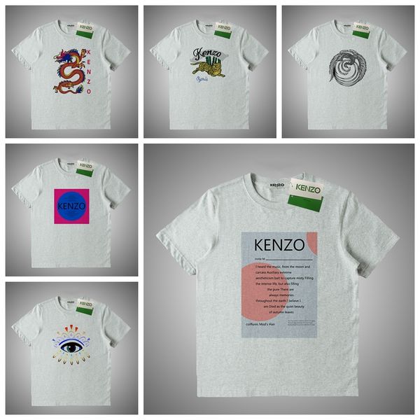 

KENZO Лето Мужская Дизайнерская футболка Мода Стиль Футболка Марка Одежда Футболки