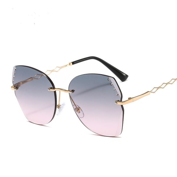 

2020 new sunglasses metal pc craft sunglasses fashion personality sunglasses uv400 sun glasses men and women, White;black
