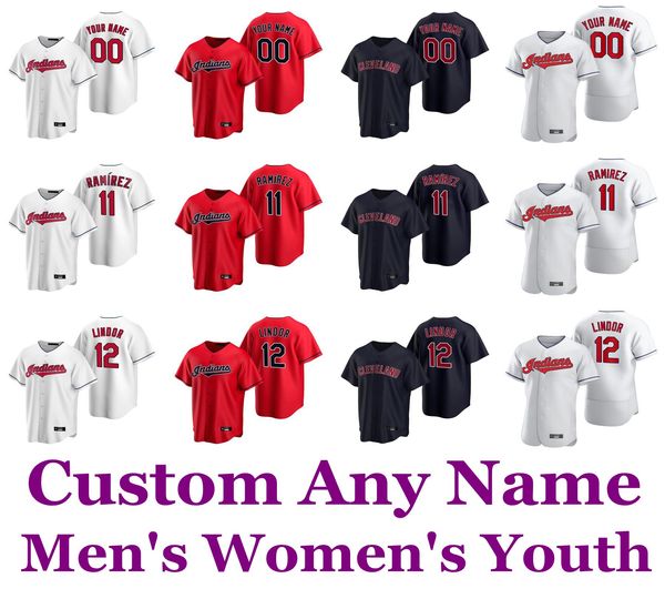 

2020 new season baseball jerseys francisco lindor jersey jose ramirez greg allen brad hand tyler naquin yu chang zach plesac custom stitched, Blue;black