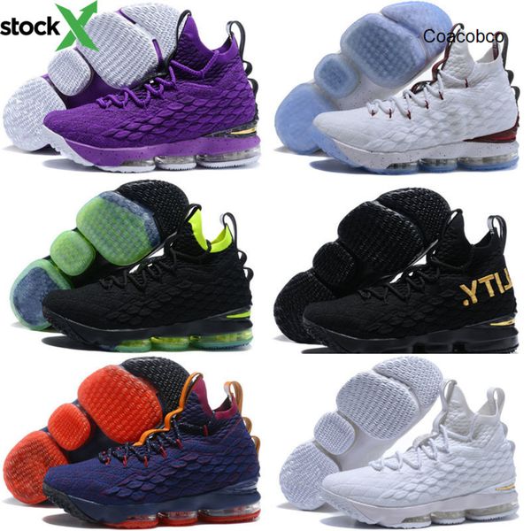 

men s xv 15 black gold basketball shoes 15 rose equal equal ashes ghost champagne trainers cavs sports sneakers 40-46
