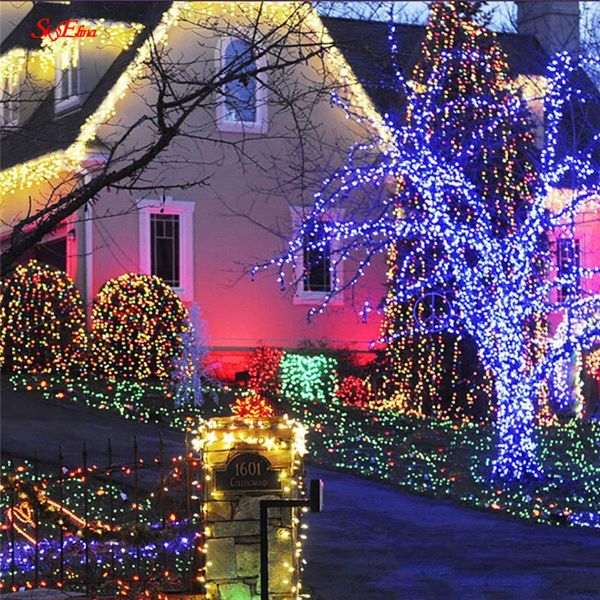 

10m/100led snowflake light string romantic fairy star led lights for wedding home party new year decoration 5zmm252