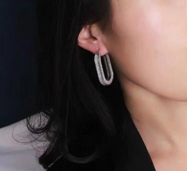 

famous european jewelry plated 18k gold natural irregular shaped pearl pendant earrings women birthday christmas gift ing, Silver