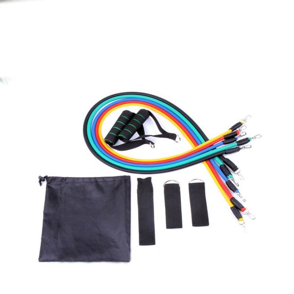 

pull rope fitness exercise kit training stretch belt resistance bands body training home gym yoga machine random color