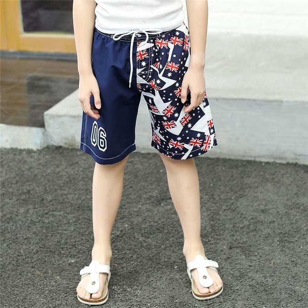 

children swim shorts for 4-16 years old boys kid american flag print swimwear shorts usa swimtrunk summer holiday beach trunk a4