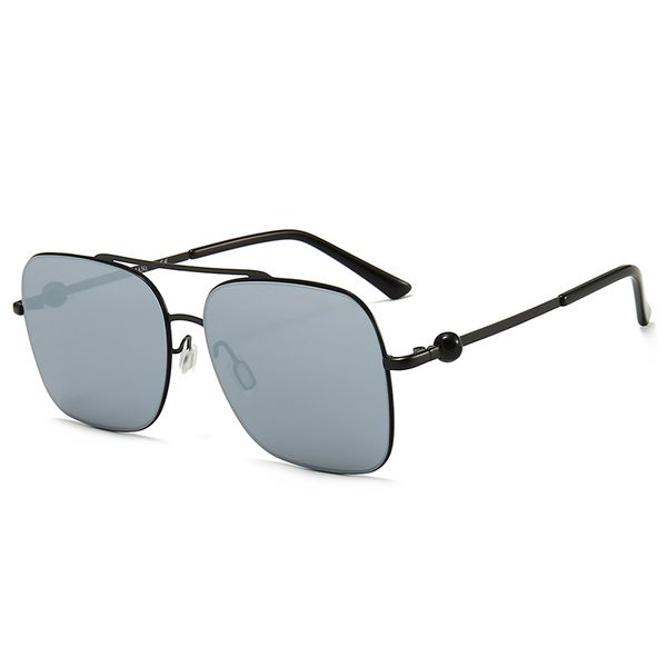 

polarized square color outdoor lens film sunglasses and sunglasses metal frame shape with proection men's case 2020 box uv400 qshsm, White;black