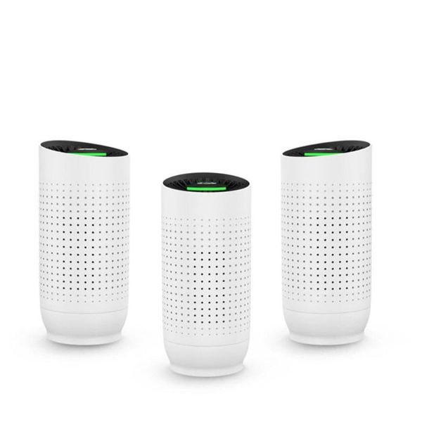 

2600mah portable air purifier with h13 hepa filter negative ion purifier ionizer car cleaner deodorant for fomadehyde removal