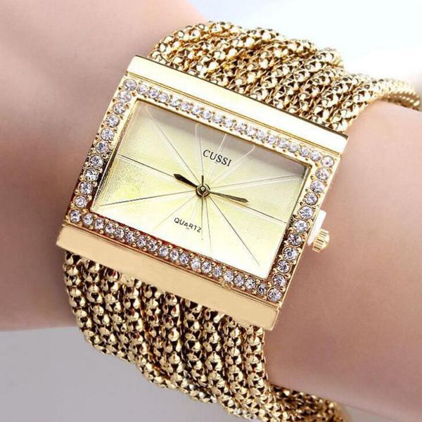 

light luxury girl fashion women watch square rhinestone dial alloy steel bracelet watch analog quartz ladies wristwatch reloj #w, Slivery;brown