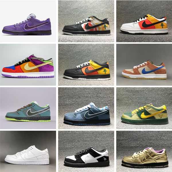 

concepts x dunk sb low pro 'raygun' night of mischief running shoes doernbecher runner shoe purple lobster viotech sport sneakers, Black