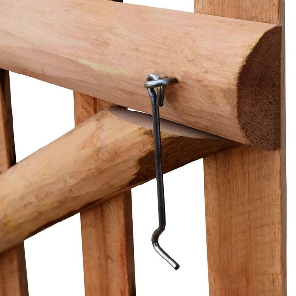 

single gate for hazel wood fence 100x60 cm garden sets