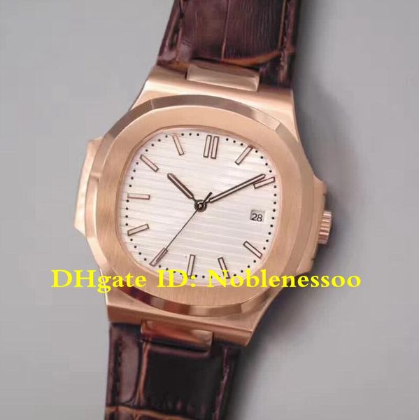 

8 Цвет Классический Модель Top Мужские Роскошные часы белого Nautilus 18k розовое золото
