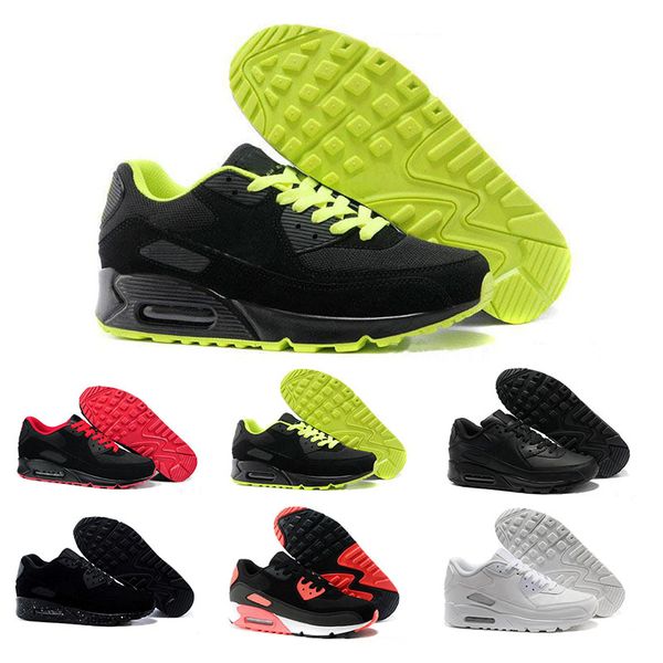 

2019 new men 90 gundam cushion surface breathable sports running shoes men's 90s white blue red outdoor athletic sneakers 40-45