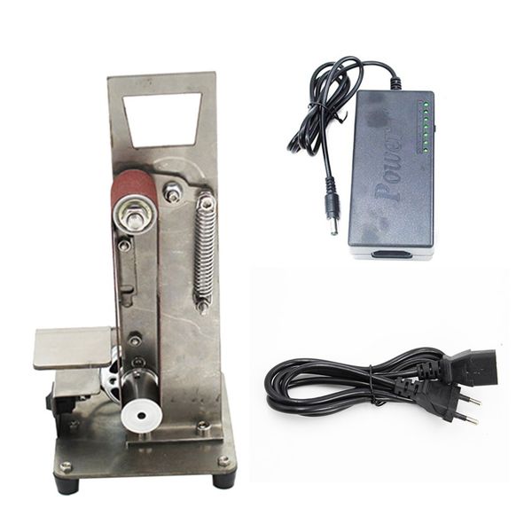 

mini small belt machine diy polishing machine portable mini 775 bare metal eu fixed angle sharpening