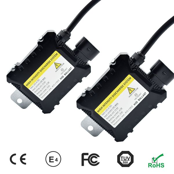 

2pcs 12v 35w 55w hid xenon ballast h1 h3 h4 h8 h7 h11 9005 9006 880/1 h13 car light source headlight bulbs replacement for all