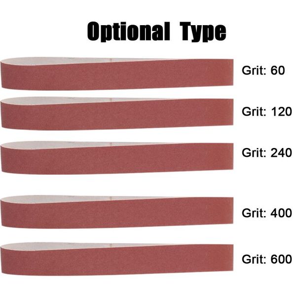 

new 10pcs 740*40mm sanding belts 60-600 grit grinding and polishing replacement for angle grinder