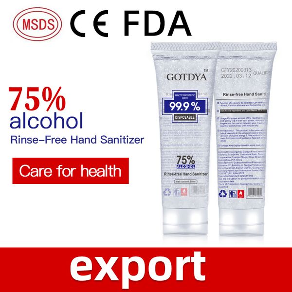 

На складе GOTDYA дезинфицирующее средство для рук с 75% спиртом 80 мл 300 мл мыть бесплатно для домашнего офиса бесплатно shipp by sea