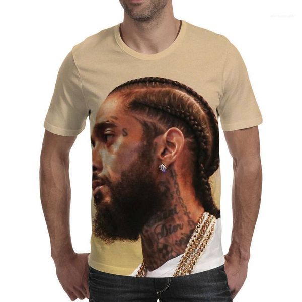 

рукавами 19ss новый nipsey hussle 3d печатные футболки мужчины рэппер hiphop скейтборд футболки топы короткие, White;black