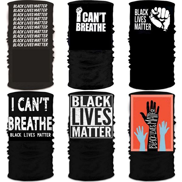 

i cant breatheoutdoor print seamless ear mask sports scarf neck tube face dust riding mask foggy haze pollution mouth er dropshippin #845, Black