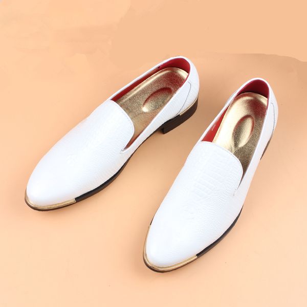 

crocodile skin shoes mens patent leather black oxford formal wedding shoes elegant business classic shoes man